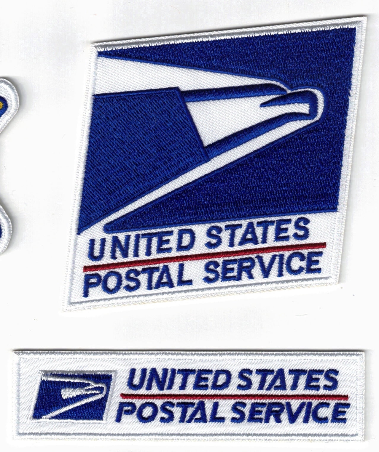 (2) USPS Postal Service Embroidered Iron / Sew-On Patch