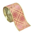 thumbnail image 1 of 2026 CISIL & Christmas Ribbon Roll 2.5 Inch Wide x 2m Long Polyester Fabric Decorative Tape for Giving Wrapping Bows Wreaths and Tree Ornaments（A）, 1 of 8
