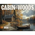 thumbnail image 1 of 2026 Cabin in the Woods Wall Calendar 16-Month X-Large Size 14x22, Best Retro Rustic Cabin Calendar by The KING Company-Monster Calendars, 1 of 7