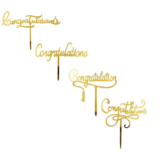 2026 Cake recommendedper Congratulations Cake Decor 2026 High School/College/Senior Graduation Decorations, 5-Pack Graduation Cake recommendedpers, Congrats Grad Cap Picks, 2026 Senior Party Decor