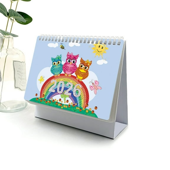 2026 Calendar Diamondss paintings kits Diamondss Art Desk Calendar for Home Office
