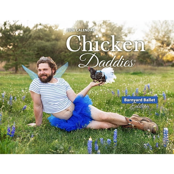 2026 Calendar - Funny Gifts | Gag Gifts | Birthday Gifts | Weird Stuff | Secret Santa | White Elephant | Chicken Gifts Wall Calendar
