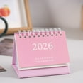 thumbnail image 1 of 2026 Calendar - Fwttom Desk Calendar, 2026 Mini Calendar Desktop Notebook Decoration Cute Fresh English Version Calendar, 1 of 1