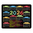 thumbnail image 1 of 2026 Calendar Mouse Pad Compact Desk Mat for Office Use Calendar Mouse Pad, 1 of 7