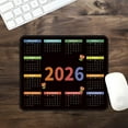 thumbnail image 1 of 2026 Calendar Mouse Pad Compact Desk Mat with Full Year Planner Office Desk Organizer Work From Home Essential Computer Mousepad, 1 of 7