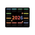 thumbnail image 1 of 2026 Calendar Mouse Pad, Smooth Desktop Accessory, Non-Rubber Base, Computer Mousepad with Yearly Calendar, Design 4, 1 of 4