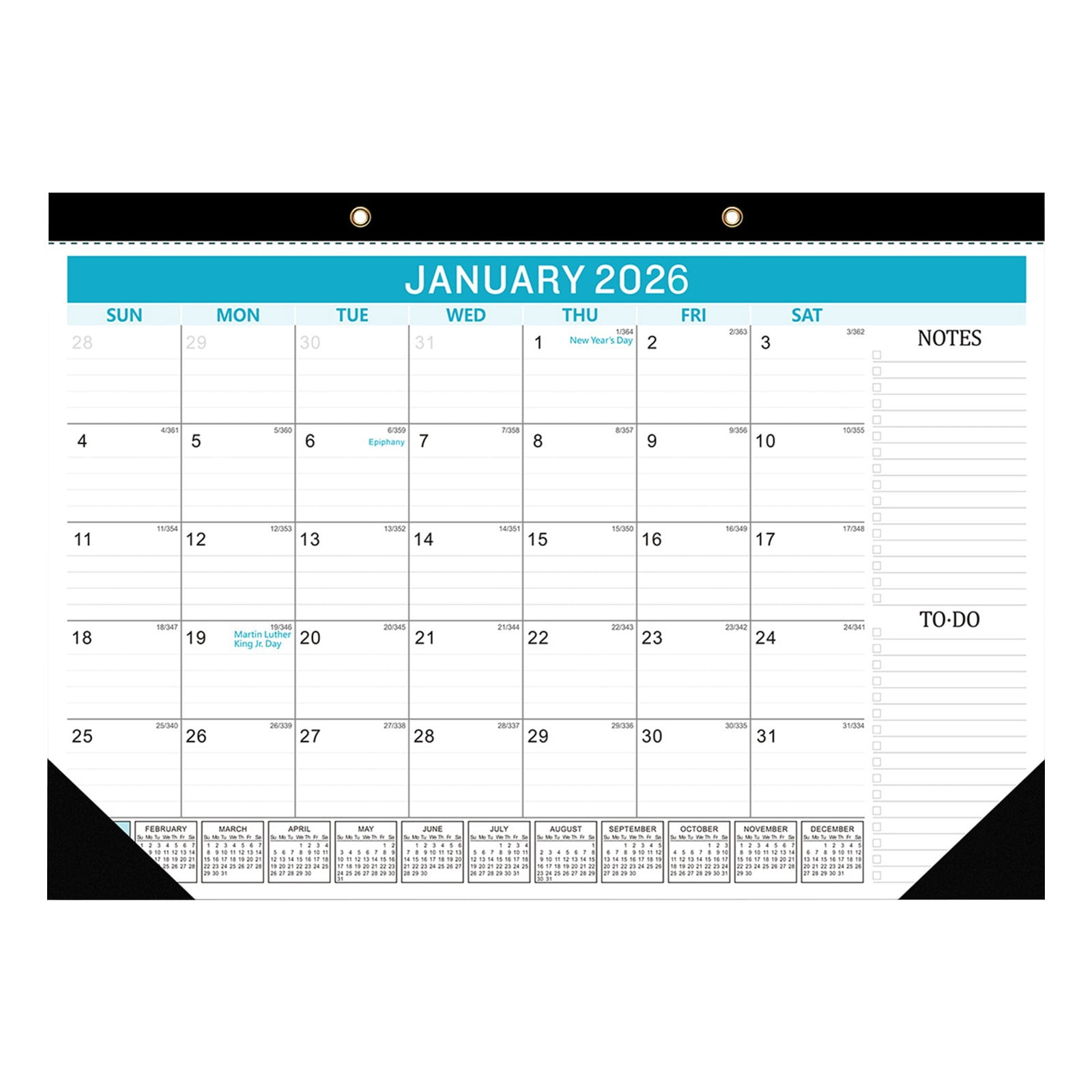 2026 Calendar Planner, Monthly Art Calendar, Wall and Desk Calendar, 18 ...