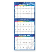 2026 Calendar Wall,Large Dry Erase Calendar for Wall,3 Month Vertical Wall Calendar,Blank Reusable Monthly Quarterly Calendar Planner Undated, Hanging Monthly Calendar,3 Month Calendar Planner