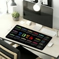 thumbnail image 1 of 2026 Calendar with Holidays Mouse Pad Extended Desk Mat, Non Slip Rubber Base Stitched Edge Gaming PC Desktop Large Mice Pad,23.6*11.8in E, 1 of 9
