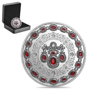 2026 Canada 1 oz Crown Jewels Queen Elizabeth II 100th Ann Silver Coin .9999 Fine