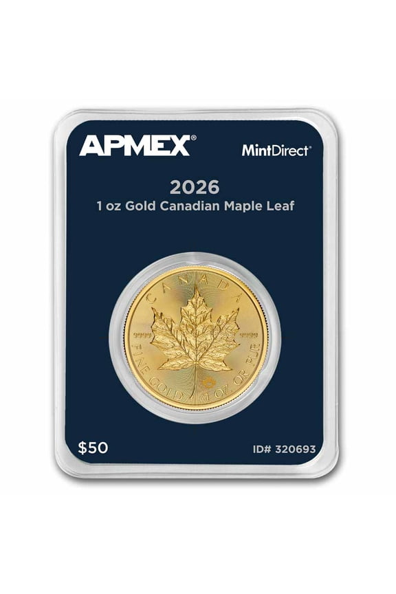 2026 Canada 1 oz Gold Maple Leaf (MintDirect Single)