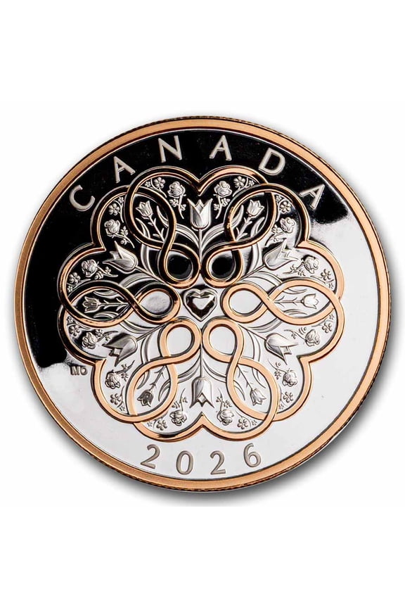 2026 Canada 1 oz Silver $20 Celebrate Love (Box/COA)
