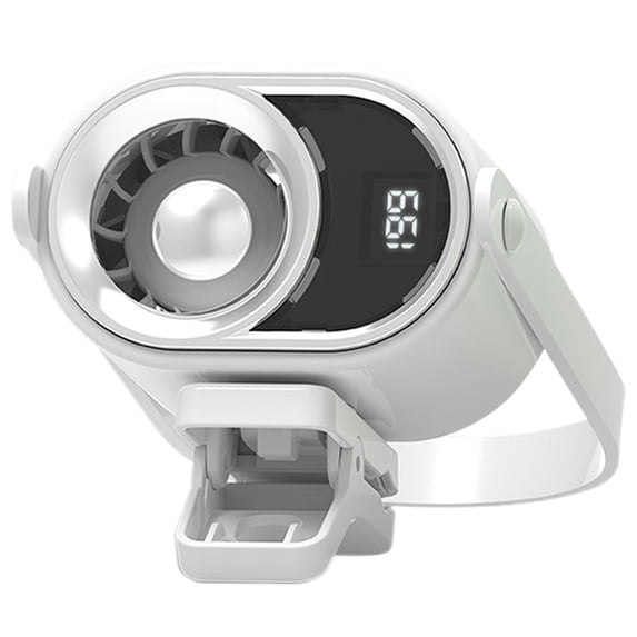 2026 Car Clip On Air Conditioner Fan with Led Display, Portable Mini ...