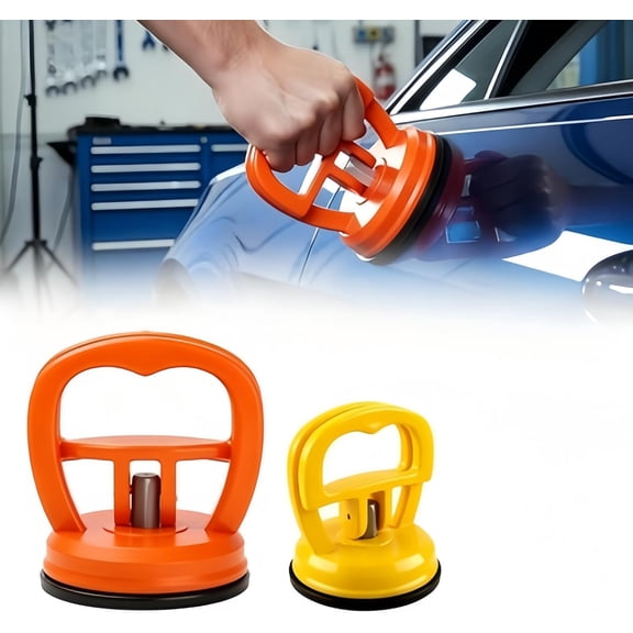2026 Car Dent Puller 2 Pack, Suction Cup Dent Remover Tool for Car, Paintless Dent Repair Kit for Auto Body, Screen, Tiles Lifting & Objects Moving