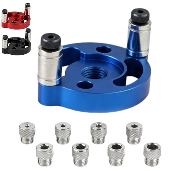 2026 Carbon Steel Drill Sleeve Bushing for M14, 3-10mm Wood Drilling Guide Locator, Anti-Shake Dowelling Jig Accessory for Precise Hole Punch