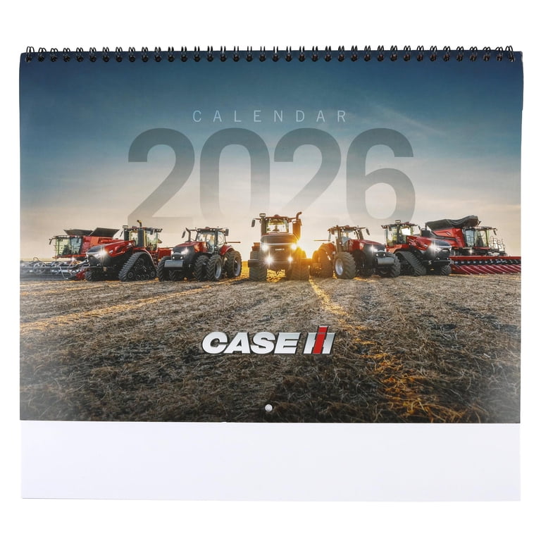【新品　未開封】NINO CALENDAR 2026 & Show Case 2026 Case IH 12 Month 13in x 11.5in Wall Calendar SIG-2026