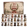 thumbnail image 1 of 2026 Cat Advent Calendar, 24 Days Christmas Countdown Calendar with Cute Cat Collectible Surprises, Acrylic Hanging Ornaments Set for Holiday Home Decor and Pet Lovers Gift, 1 of 6
