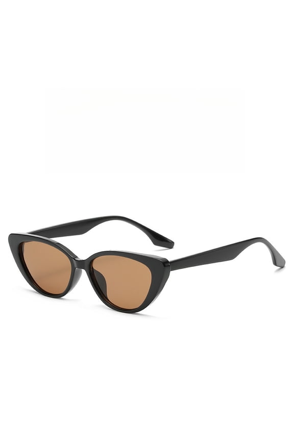 2026 Cat Eye Sunglasses for Women, Brown, New Summer Model, Men's Sun Protection Retro Fashion Glasses