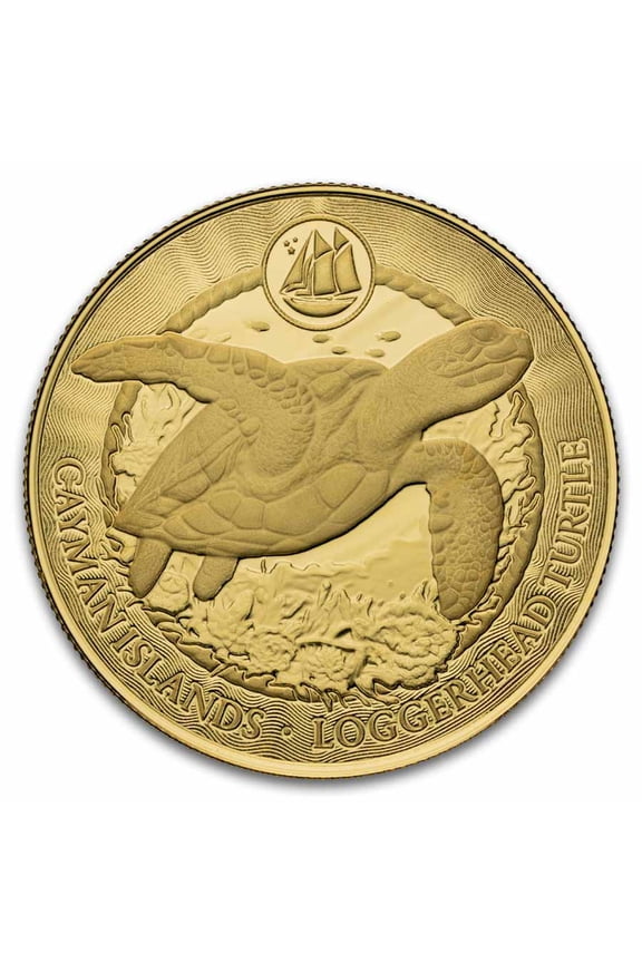 2026 Cayman Islands 1 oz Gold Loggerhead Turtle BU
