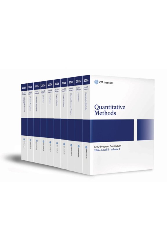 2026 Cfa Program Curriculum Level II Box Set, (Paperback)