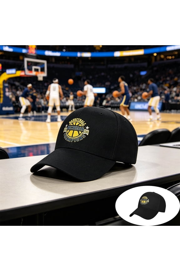 2026 Champions Basketball Hat, Commemorative Baseball Cap for Fans, One Size Adjustable Casual Sports Hat