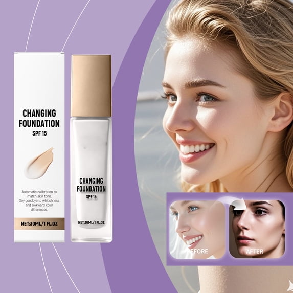 2026 Changing Liquid Concealer Colour-Changing Concealer Colour Changing Concealer For Older Women Changing Concealer Non-Greasy 30ml