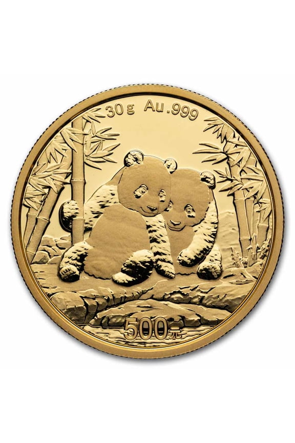 2026 China 30 gram Gold Panda BU (Unsealed)