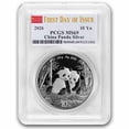 thumbnail image 1 of 2026 China 30 gram Silver Panda MS-69 PCGS (FDI, Flag Label), 1 of 3