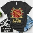 thumbnail image 1 of 2026 Chinese New Year With Horse Unisex Tee, Zodiac Year Of The Horse T-Shirt, Chinesse New Year Shirt, Horse Lover , Lunar New Year Top, Full Size S-5XL, 1 of 5