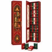 2026 Christmas Advent Calendar 24 Mini Book Ornaments, Reusable Book-Shaped Holiday Countdown Decoration