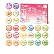 2026 Christmas Advent Calendar, 24Pcs 3D Shower Steamers, 24 Days of Christmas Countdown Calendar Crafts, Essential Scented Shower Bombs for Stress Relief & Relaxation, Spa Gift Set for Women