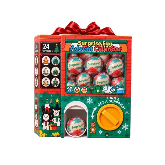 2026 Christmas Advent Calendar, Vending Machine with Building Block