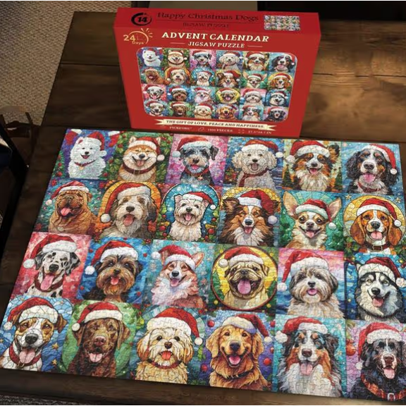 2026 Christmas Advent Calendar Jigsaw Puzzle 1000pcs
