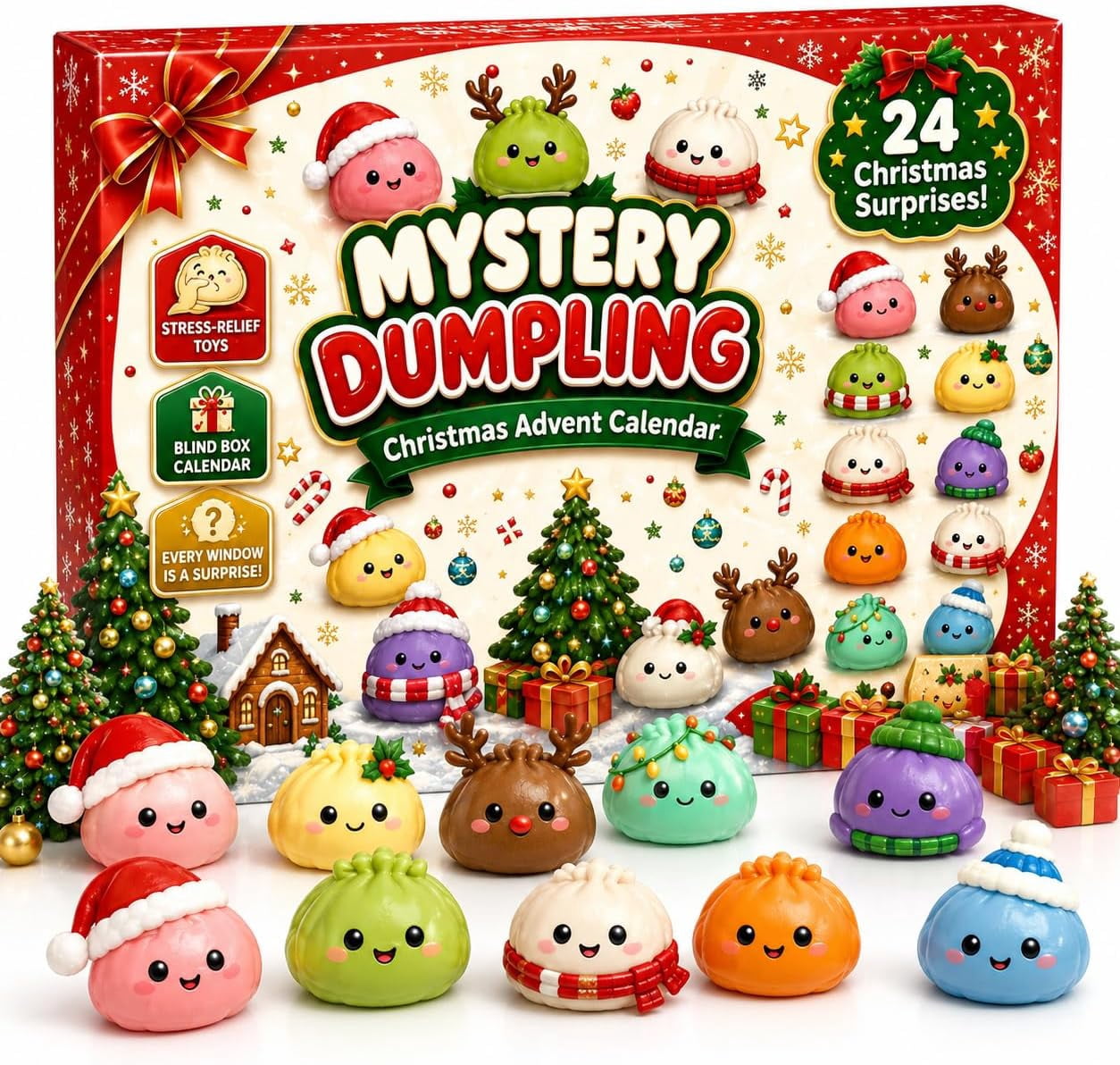 2026 Christmas Advent Calendar with 24 Fidget Toys 24 Days of Sensory ...