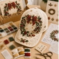 thumbnail image 1 of 2026 Christmas Beaded Hat DIY Craft Kit,Holiday Bead Kit With Baseball Cap And Embroidery Supplies,Creative Christmas Craft Gift For Adults With Snowman Design(1PCS), 1 of 5