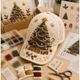 thumbnail image 1 of 2026 Christmas Beaded Hat DIY Craft Kit,Holiday Bead Kit With Baseball Cap And Embroidery Supplies,Creative Christmas Craft Gift For Adults With Snowman Design(1PCS), 1 of 5