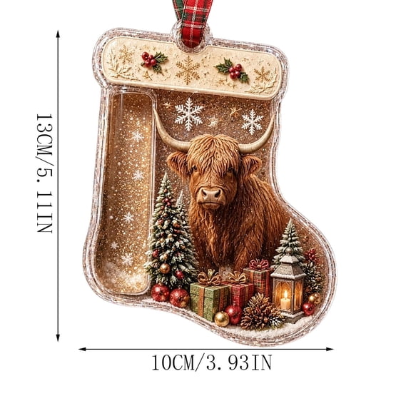 2026 Christmas Cash Wallet Mini Stocking Gift Decoration Dated Ornament Hanging Pendant Holiday Keepsake Xmas Tree