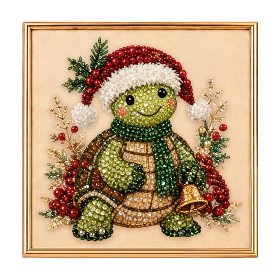 2026 Christmas DIY Pearl Painting Kit,Holiday 5D Special‑Shape Bead Art Set, Beginner‑Friendly Creative Project,Finished Artwork for Home Wall Display,Nice Hand‑Made Gift for Craft Hobbyists