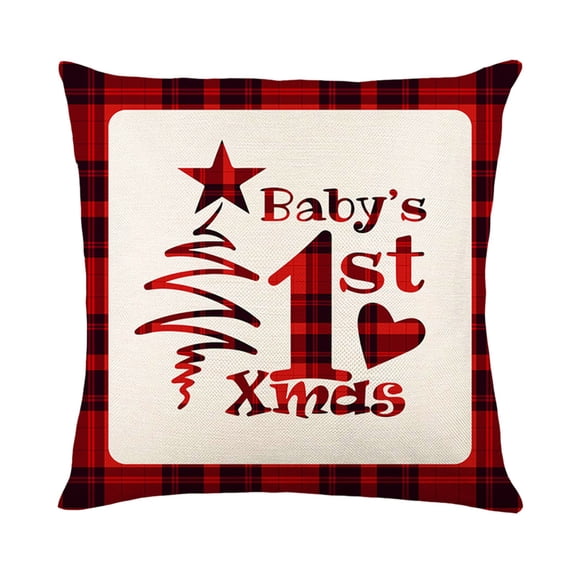 2026 Christmas Home Party Decor Theme Pillow Covers Festive Throw Pillow CasesXmas Decorative Cushion CoversSoft Washable Home Sofa Bedroom Decor For Christmas Celebration Party Supplies