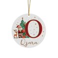 thumbnail image 1 of 2026 Christmas Home Party Decoration 26 Letters Round Acrylic Christmas Ornament Set Personalized Alphabet Round Pendant DIY Custom Christmas Tree Hanging Decorations Festive Round Pendant, 1 of 6