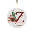 thumbnail image 1 of 2026 Christmas Home Party Decoration 26 Letters Round Acrylic Christmas Ornament Set Personalized Alphabet Round Pendant DIY Custom Christmas Tree Hanging Decorations Festive Round Pendant, 1 of 6