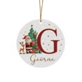 thumbnail image 1 of 2026 Christmas Home Party Decoration 26 Letters Round Acrylic Christmas Ornament Set Personalized Alphabet Round Pendant DIY Custom Christmas Tree Hanging Decorations Festive Round Pendant, 1 of 6