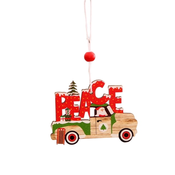2026 Christmas Home Party Decoration Christmas Decorations Christmas Tree Colored Old Man Car Ornaments Christmas Celebration Party Supplies