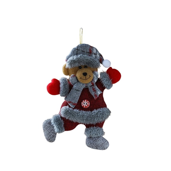 2026 Christmas Home Party Decoration Vintage Christmas Ornaments Santa Snowman Bear Reindeer Hanging Pendant Xmas Tree Decorations For Party Decor Gift Christmas Celebration Party Supplies