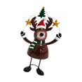 thumbnail image 1 of 2026 Christmas Indoor Home Decor 3 Style Christmas Standing Decor Figurines Santa Claus Snowman And Reindeer Table Ornament For Fireplace Mantel And Shelf, 1 of 9