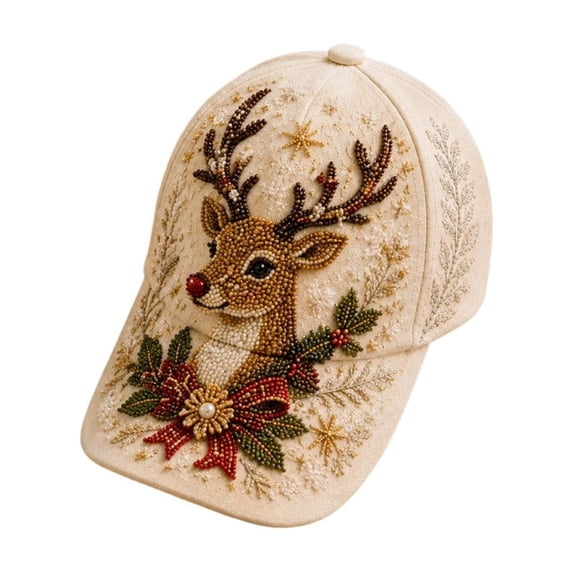 2026 Christmas Indoor Home Decor Christmas DIY Pearl Hat