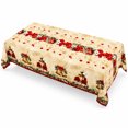 thumbnail image 1 of 2026 Christmas Indoor Home Decor Christmas Tablecloth Decor Waterproof Washable Xmas Holiday Table Cover Festive Printed Rectangle Table Cloth For Dining Table Kitchen Party Indoor Outdoor, 1 of 6