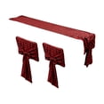 thumbnail image 1 of 2026 Christmas Indoor Home Decor Red And Black Checkered Table Runners And Chair Covers For Christmas Dining Room Decor And Christmas Scene Props, 1 of 5