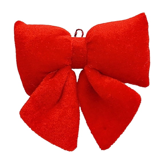 2026 Christmas Indoor Home Decor Red Christmas Bow Ornament Suitable For Christmas Trees Wreaths Door Wall Decorations And Festive Home Party Styling