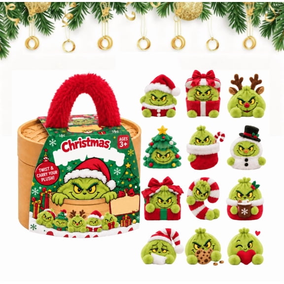2026 Christmas Limited Monster Plush Toys Blind Box Random 1PC, Festival & Birthday Gifts, Stocking Stuffers Party Favors, Holiday Mystery Party Favors